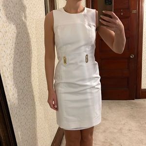 White mini dress